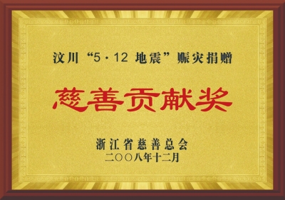 慈善貢獻(xiàn)獎(jiǎng)