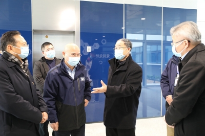 2022年1月13日，浙江省委常委、政法委書記王昌榮走訪海寧天通泛半導(dǎo)體產(chǎn)業(yè)園