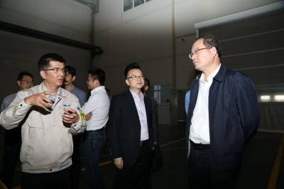 2017年10月25日浙江省委副秘書長(zhǎng)、省委辦公廳主任考察天通