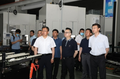 2021年6月10日寧夏回族自治區(qū)銀川市委副書記、市長趙旭輝一行天通考察指導(dǎo)